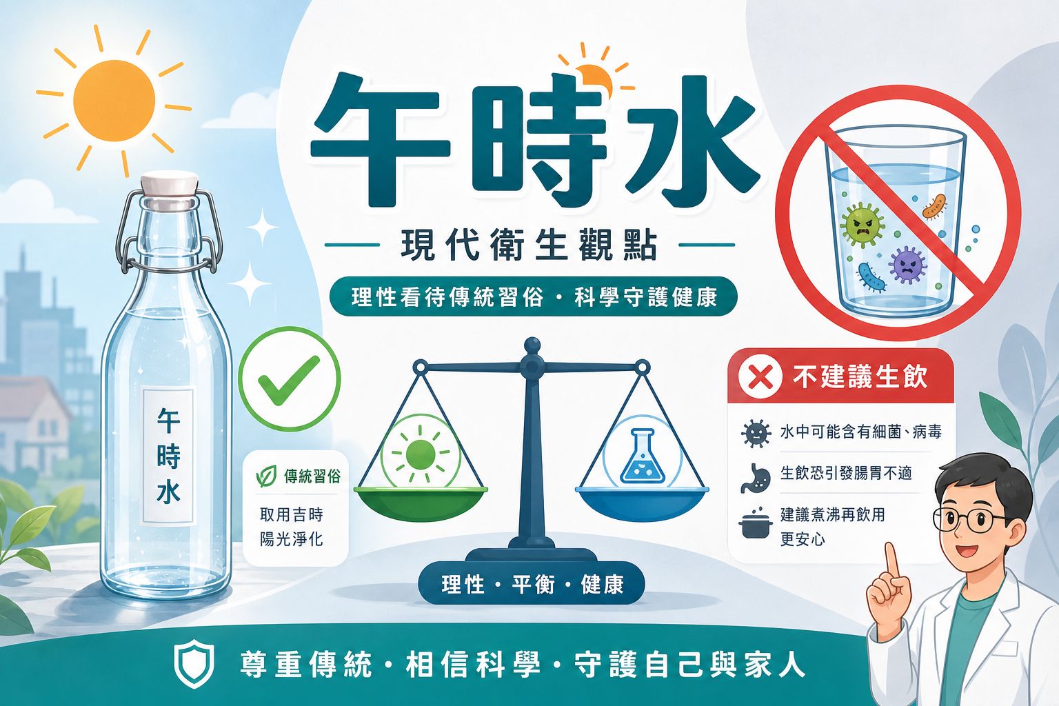Featured image of post 午時水放一年真的不會壞嗎？為什麼古人的午時水不會壞、現代自來水卻容易變質？午時水可以生喝嗎？用衛生又安心的方式留住午時水的儀式感！