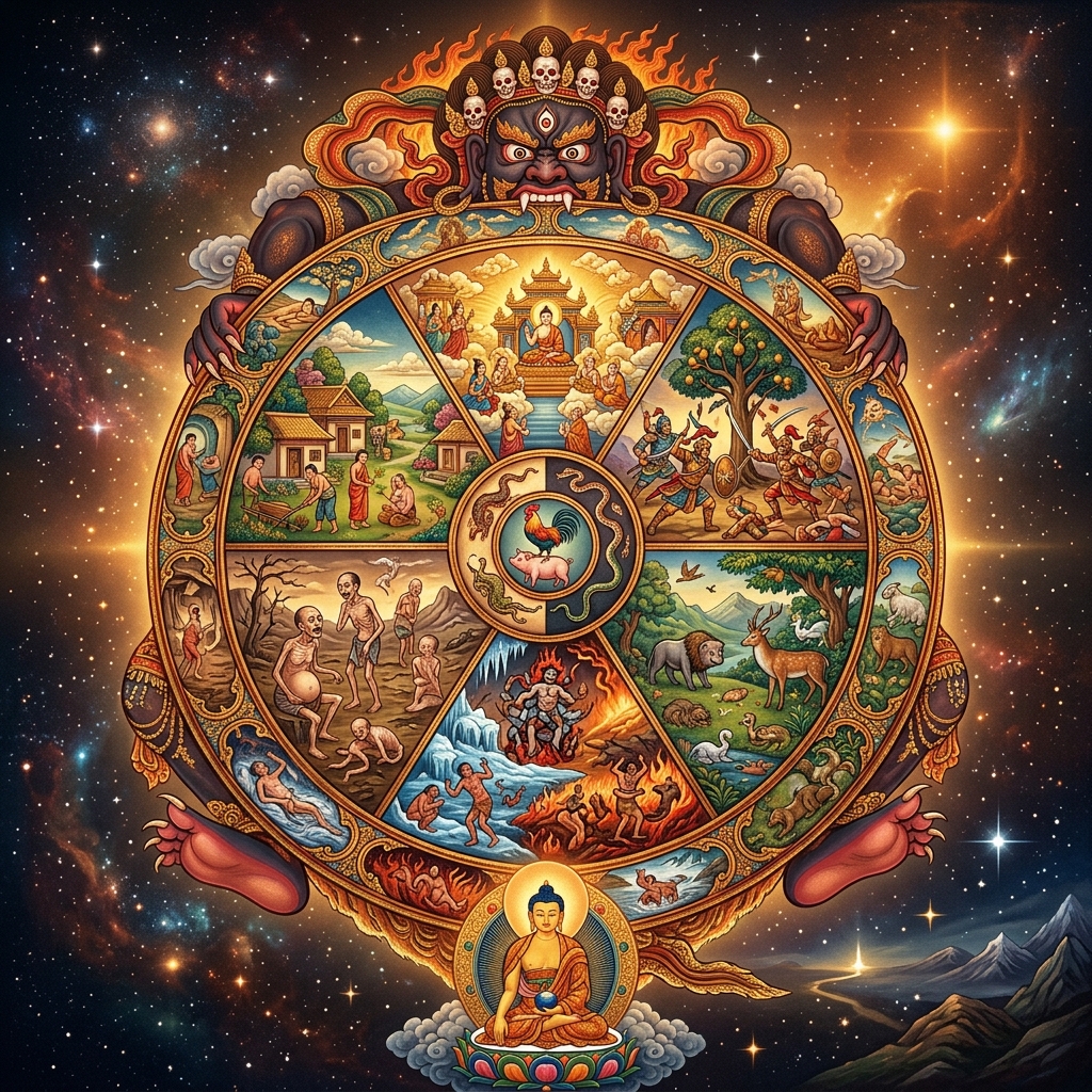 Featured image of post 六道輪迴其實是心理學？看懂天道、人道、阿修羅道、畜生道、餓鬼道、地獄道意念頻率的秘密